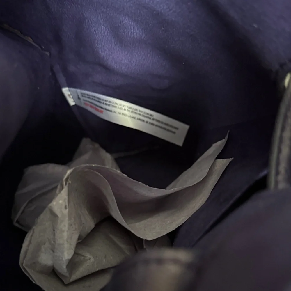 Free People Head Over Heels Mulberry Blackberry Leather Bag Tote NWT Ret $178